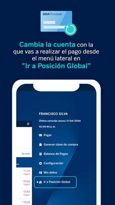 BBVA Provincial Dinero Rápido Screenshot