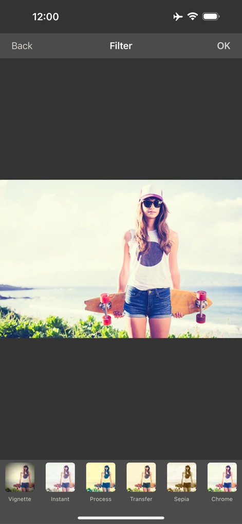 Image Size - 사용자는 '비네트' 및 '세피아'와 같은 다채로운 필터 옵션을 미리 보고 적용하여 이미지에 독특한 분위기를 부여할 수 있습니다.