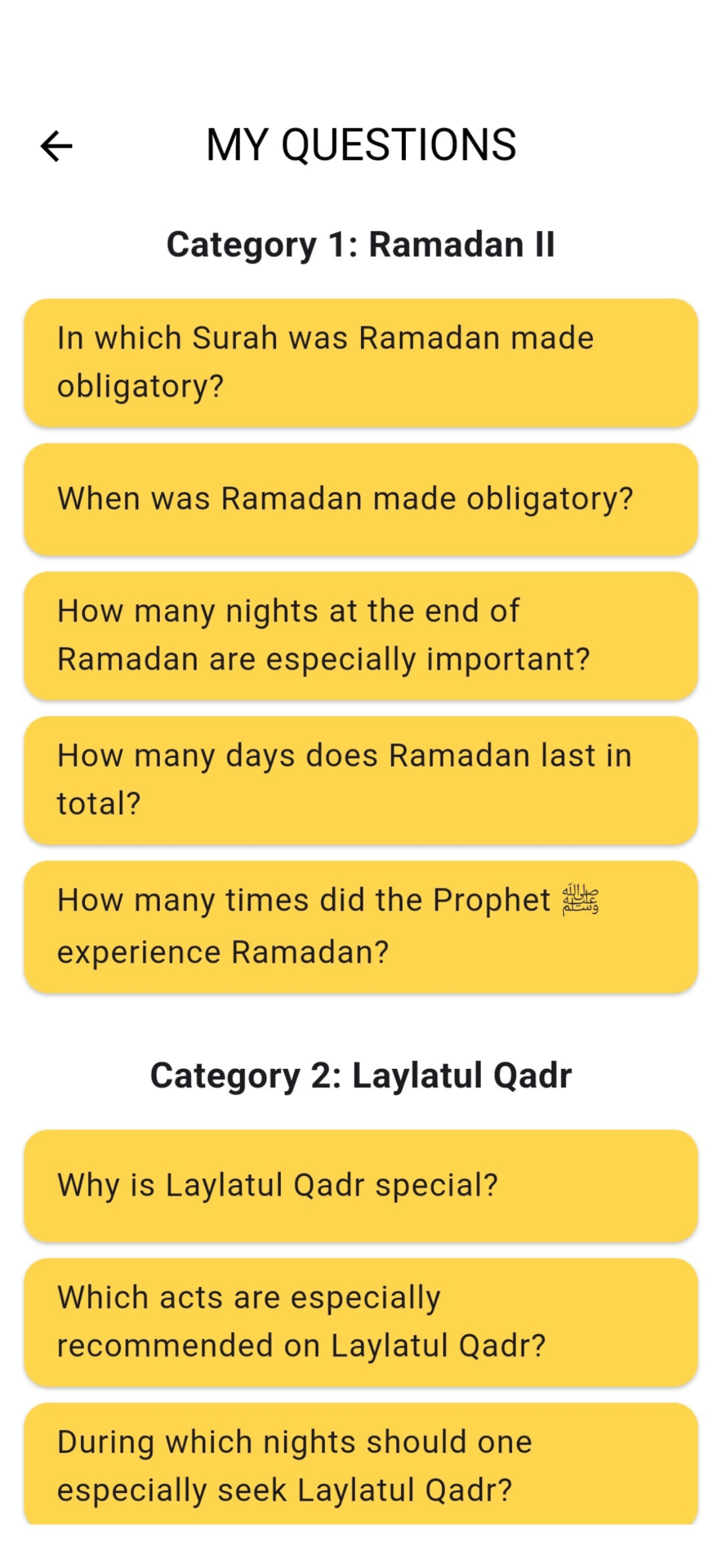 muslimquiz - Islamic Quiz Game