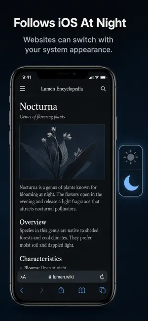 Nitefall: Browser dark mode screenshot 3