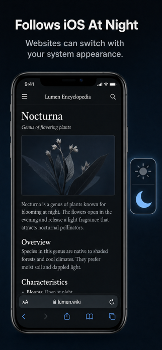 Nitefall: Browser dark mode Screenshot 3 of 5