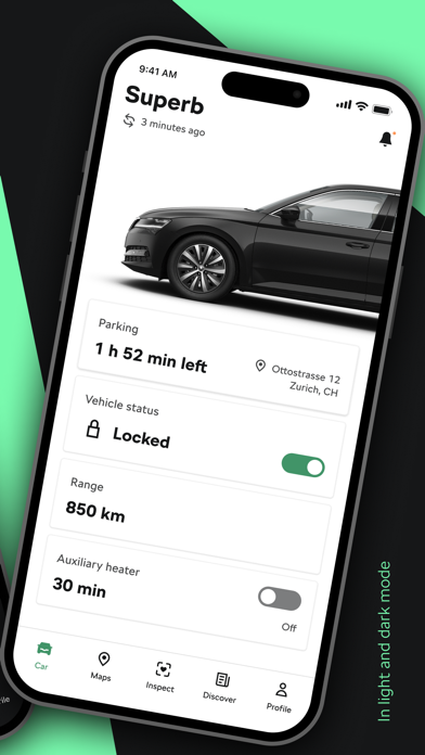 MyŠkoda iPhone app afbeelding 2