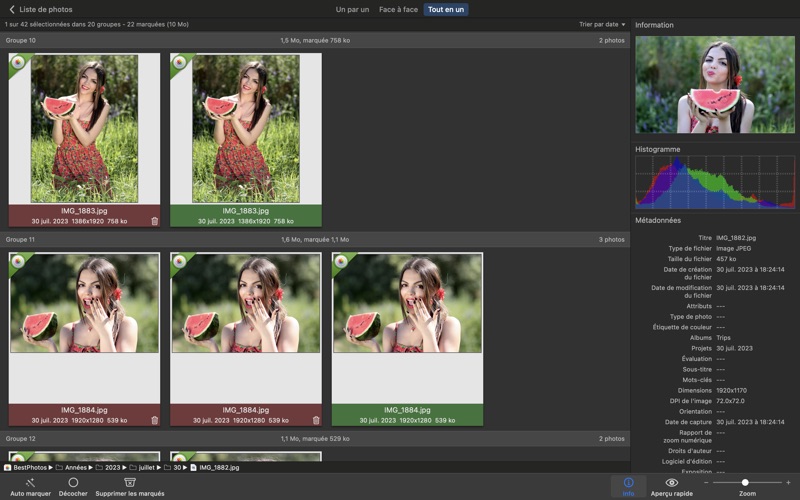 Screenshot #2 pour PhotoSweeper Lite