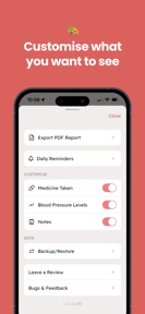 Blood Pressure Monitor : BPLog screenshot