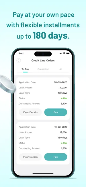 Finbubu: Credit Service & Line iPhone screenshot 4