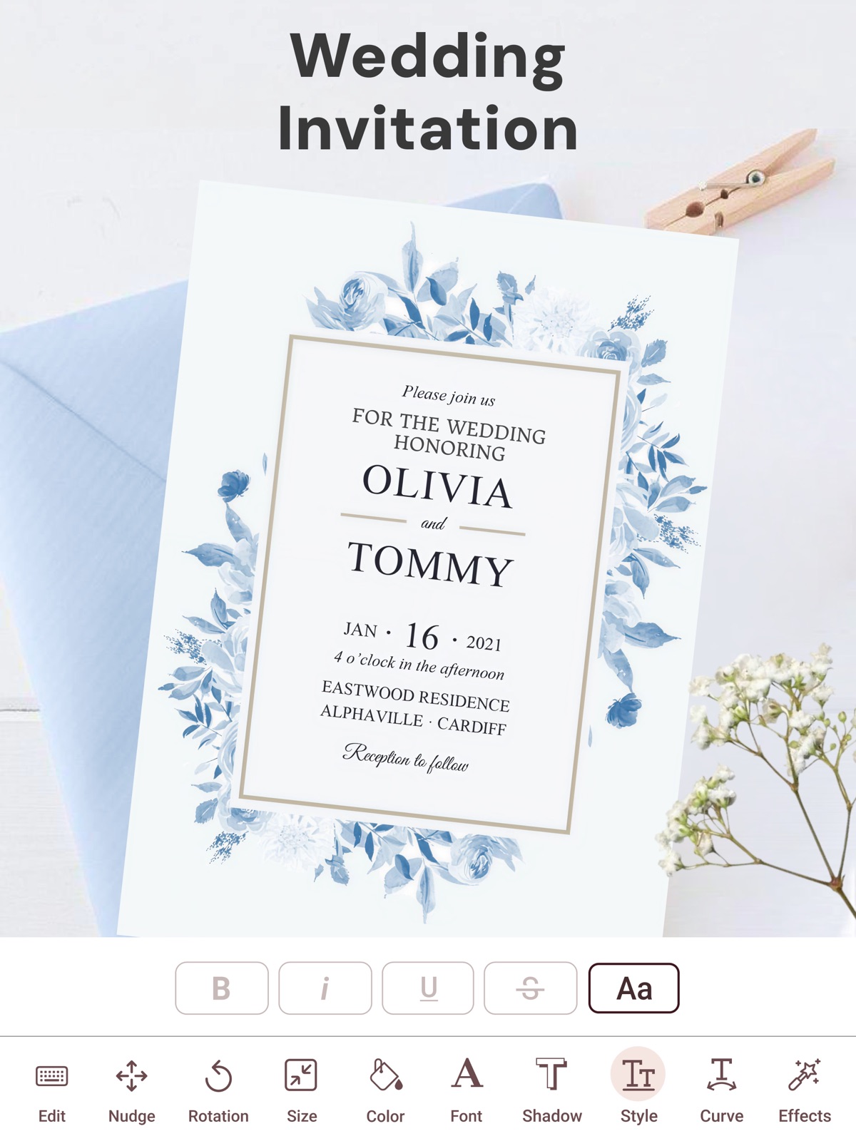 Invitation Maker, Cards & RSVP ipad screenshot 4