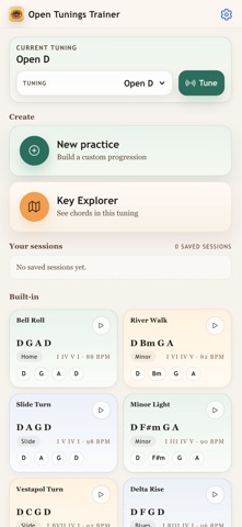 Guitar Open Tunings Trainer Screenshot 1 of 6