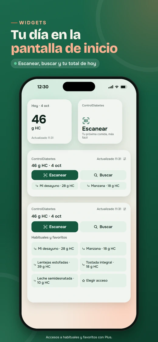 ControlDiabetes: Carbohidratos screenshot 8