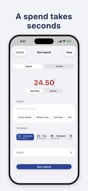 Envelope Budgeting: Fundkeep screenshot 2