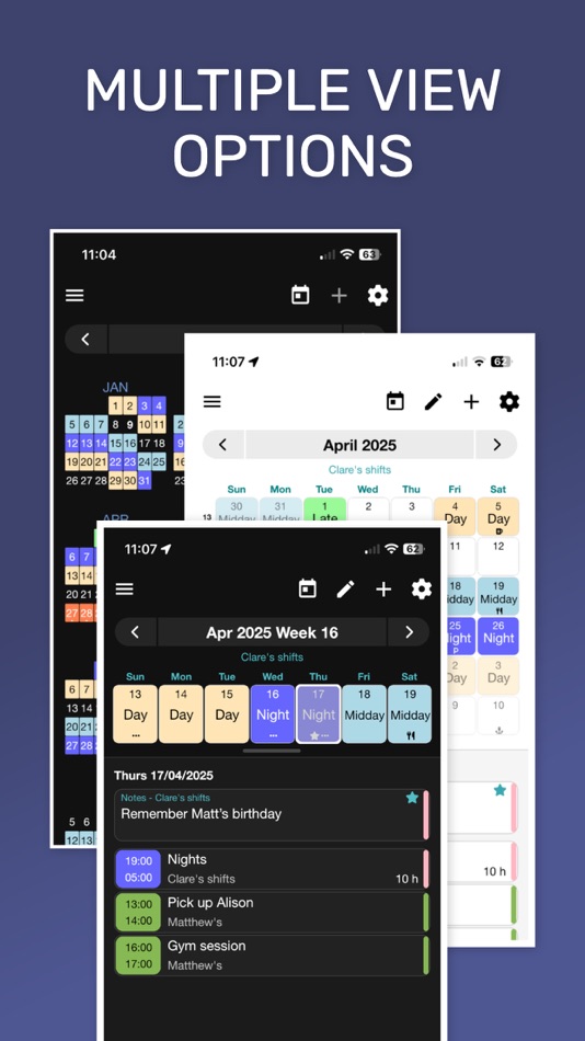 #7. My Shift Planner - Calendar (iOS) От: MyBuzz Technologies Limited