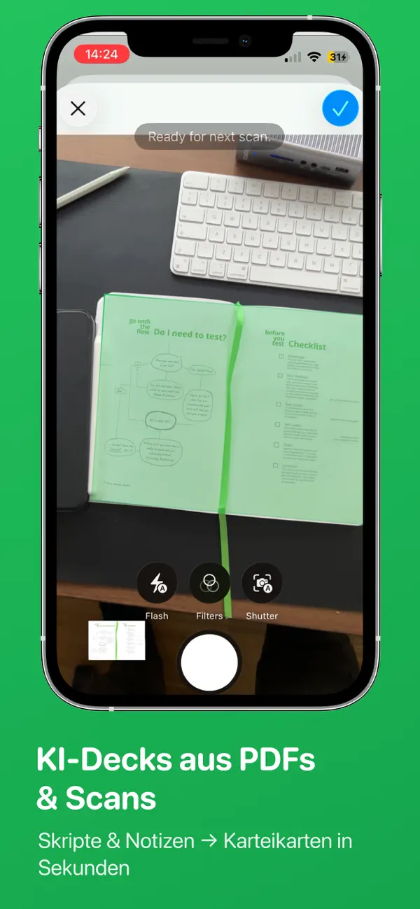 MintDeck: Karteikarten iPhone App Screenshot 2 – Bildung