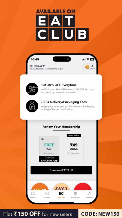 MOJO Pizza: Food Delivery App Screenshot