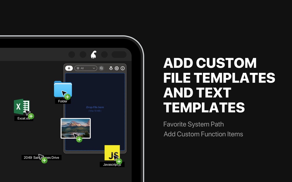 #3. Drag Widget– Pocket Essentials (macOS) Podle: 星一 曲