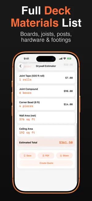 Contractor Calc Pro screenshot 3