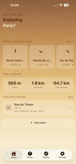 Screenshot von NuWay auf dem iPhone 5