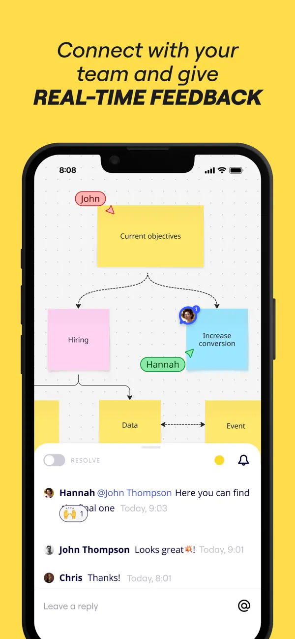 #3. Miro: your visual workspace (iOS) Por: RealtimeBoard Inc.
