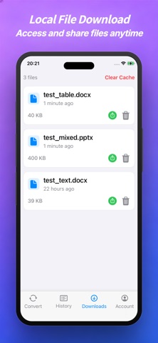 PDF Converter - Word Excel PPT iPhone screenshot