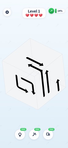 CubeArrow - Away 3DPuzzle Screenshot 1 of 3