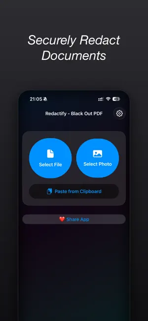 Redactify - Black Out PDF screenshot 1