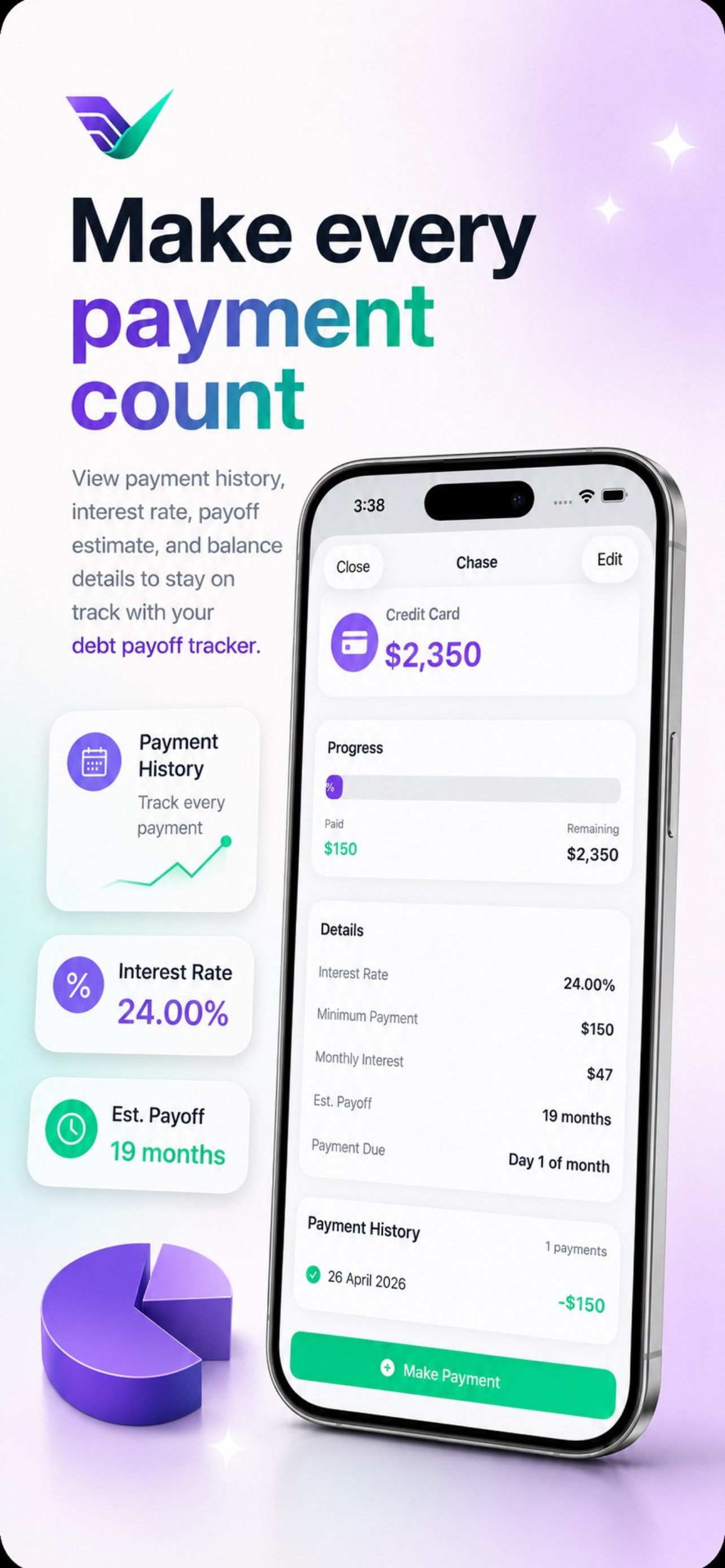 Debt Payoff Tracker - DebtFree screenshot 3