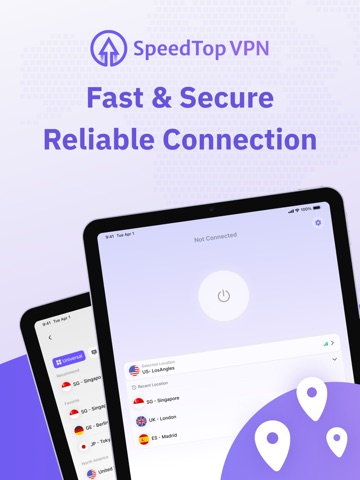 SpeedTop VPN: Fast & Secure App Store preview screenshot 7