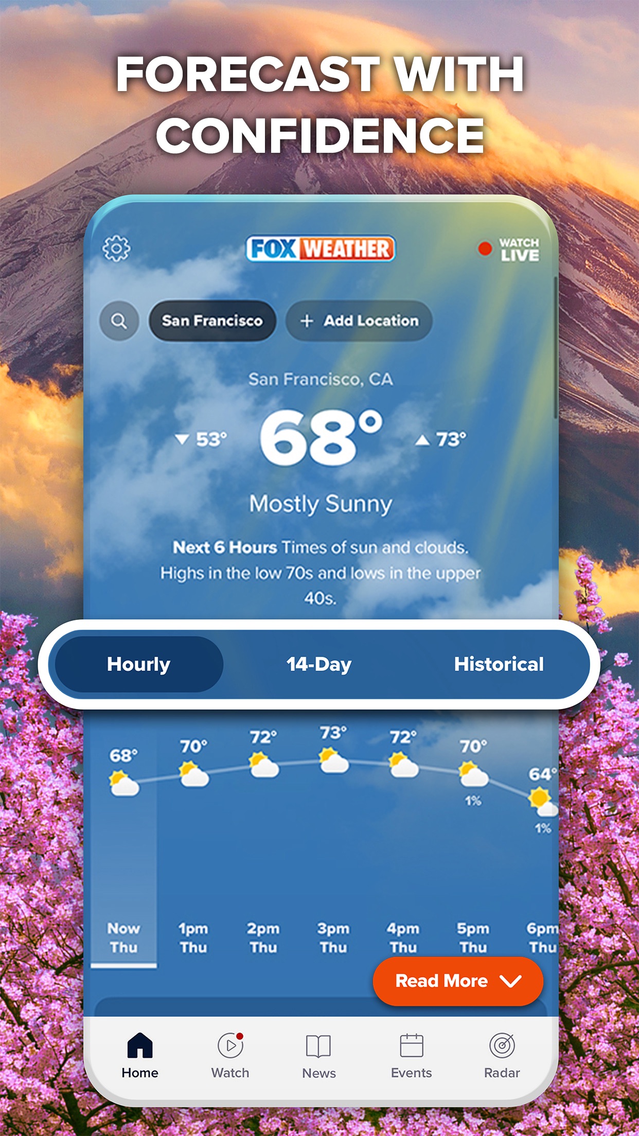FOX Weather: Daily Forecasts screenshot 1