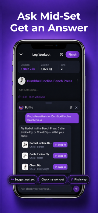 Buffro: AI Workout Tracker Screenshot 8 of 10