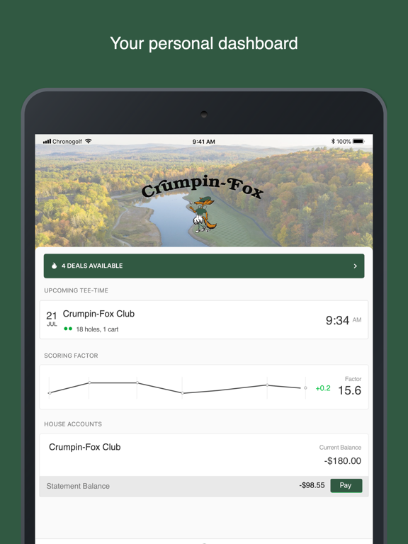 Crumpin Fox iPad screenshot 2 - Sports app