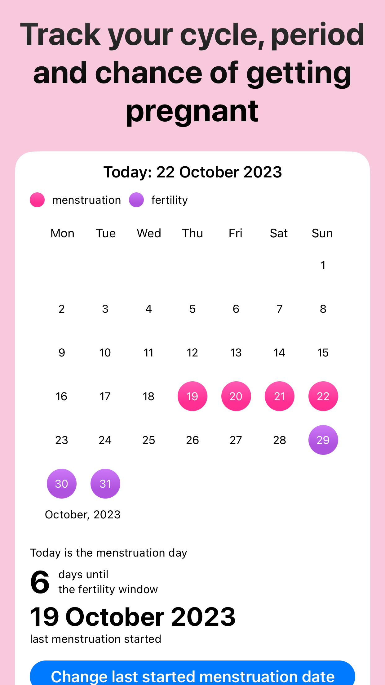 Period tracker&calculator