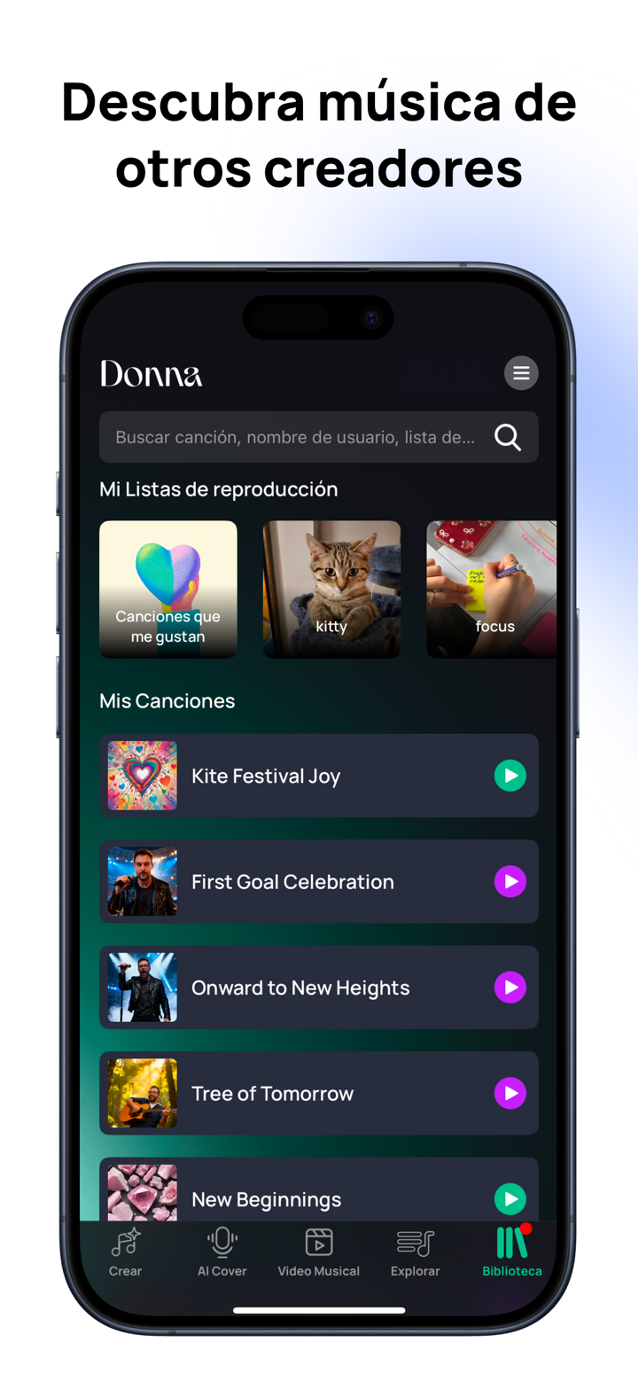 Donna IA Crea Música Canciones screenshot 7
