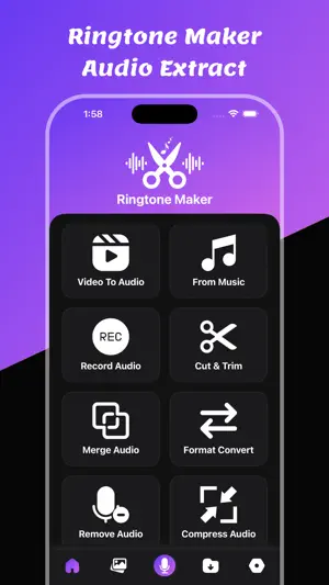 Ringtone Maker: audio extract screenshot 1