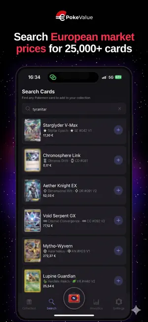 PokeValue - Card Value Scanner iPhone screenshot 2