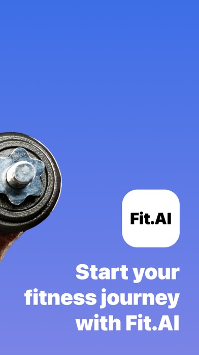 Fit.AI: ultra personal fitness Screenshot