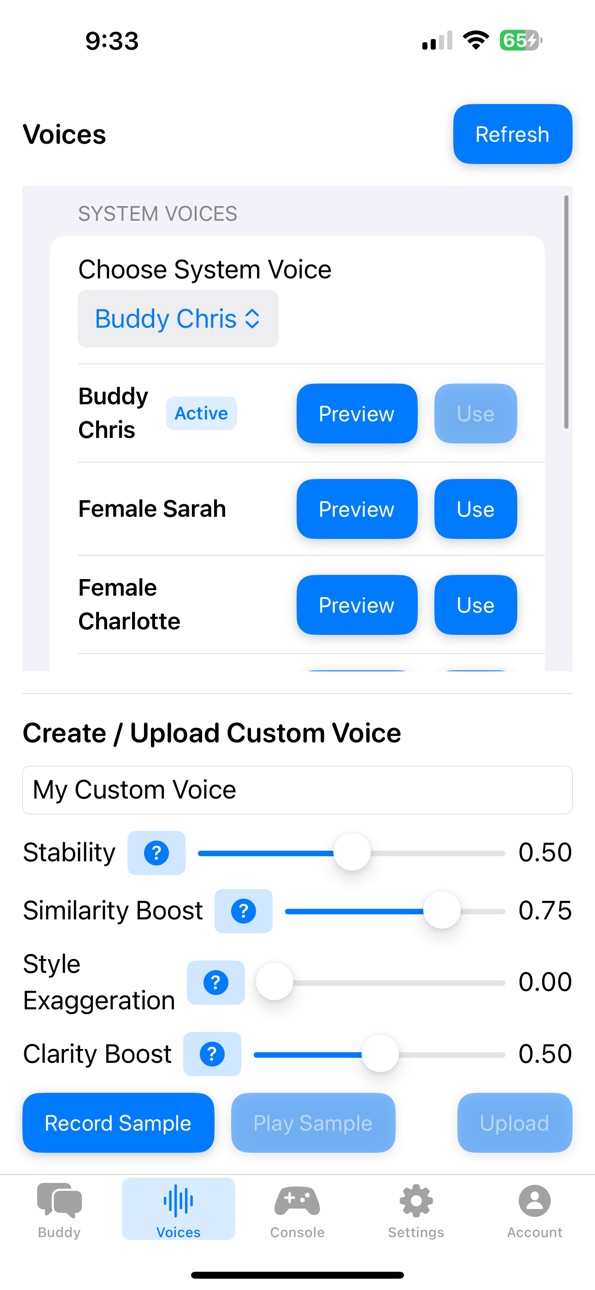 iPhone screenshot