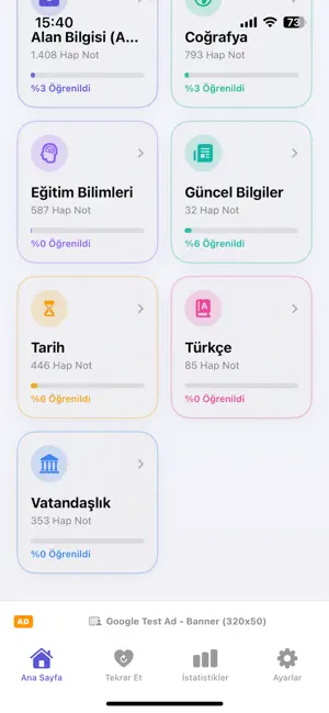 KPSS NOT KARTLARI-KOLAY EZBER screenshot 2