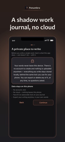 Penumbra: Shadow Work Journal Screenshot 6 of 6
