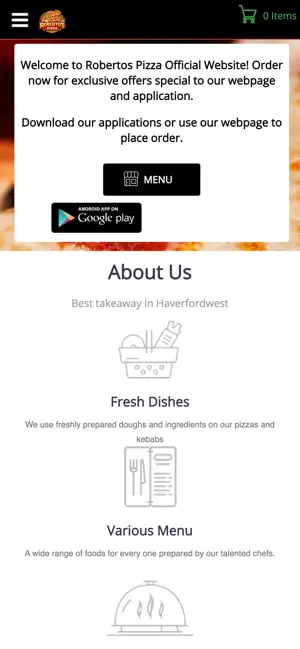 Roberto Pizza Haverfordwest screenshot 1