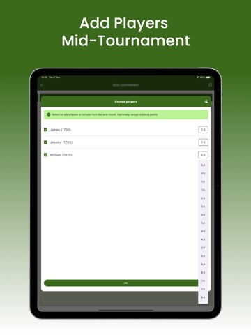 Chess Tournament Manager Pro iPad screenshot