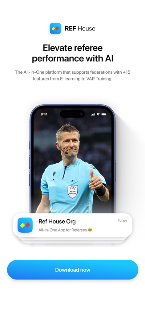 Ref House Org - Referees app - Sports App | MWM