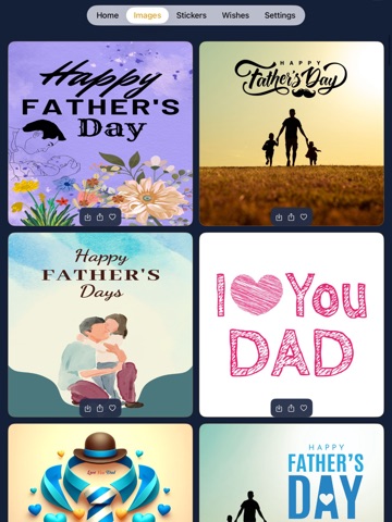 Happy Fathers Day 2026 Images iPad screenshot