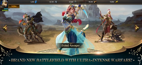 انتقام السلاطين - The app presents its array of powerful heroes and intricate character designs, ready for deployment on a visually stunning and brand new battlefield.