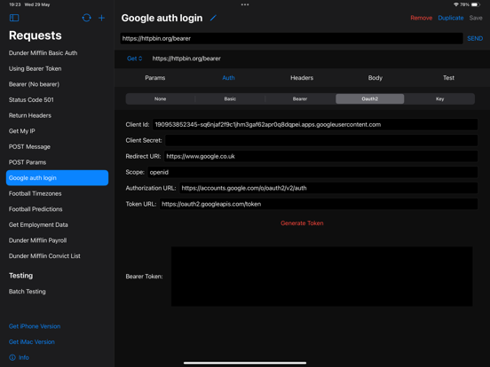 App screenshot