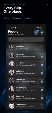 Blip: World Messages screenshot