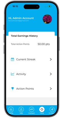 Project Blue App screenshot