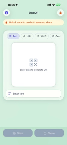 SnapQR: QR Code Generator Screenshot 2 of 4