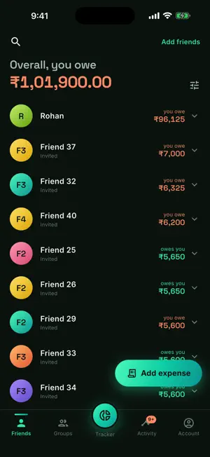 Split Wisely — Split & Track screenshot 1