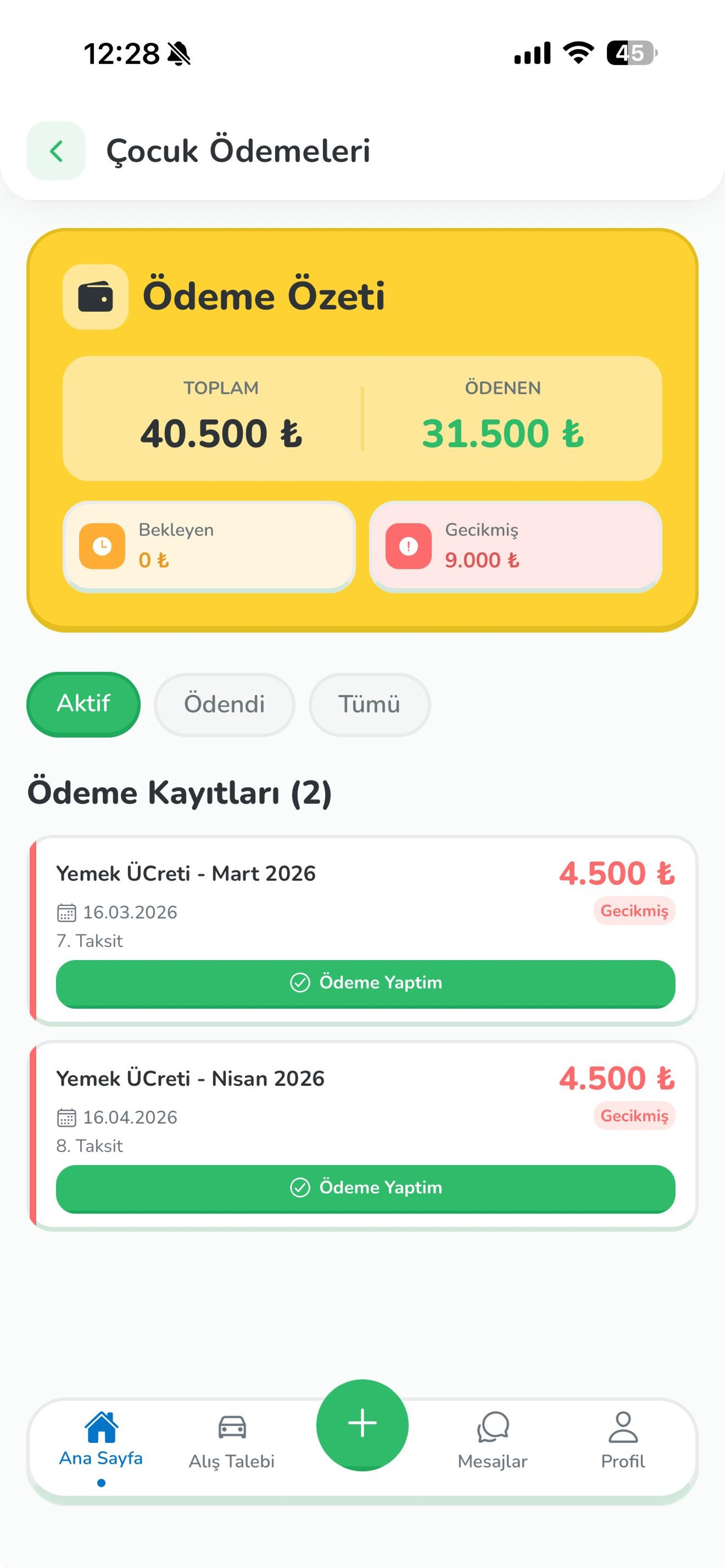 Anaokulu ABC - Okul Yönetimi screenshot 7