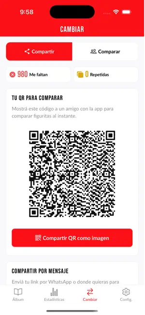 Album Master Figuritas Mundial iPhone screenshot 3
