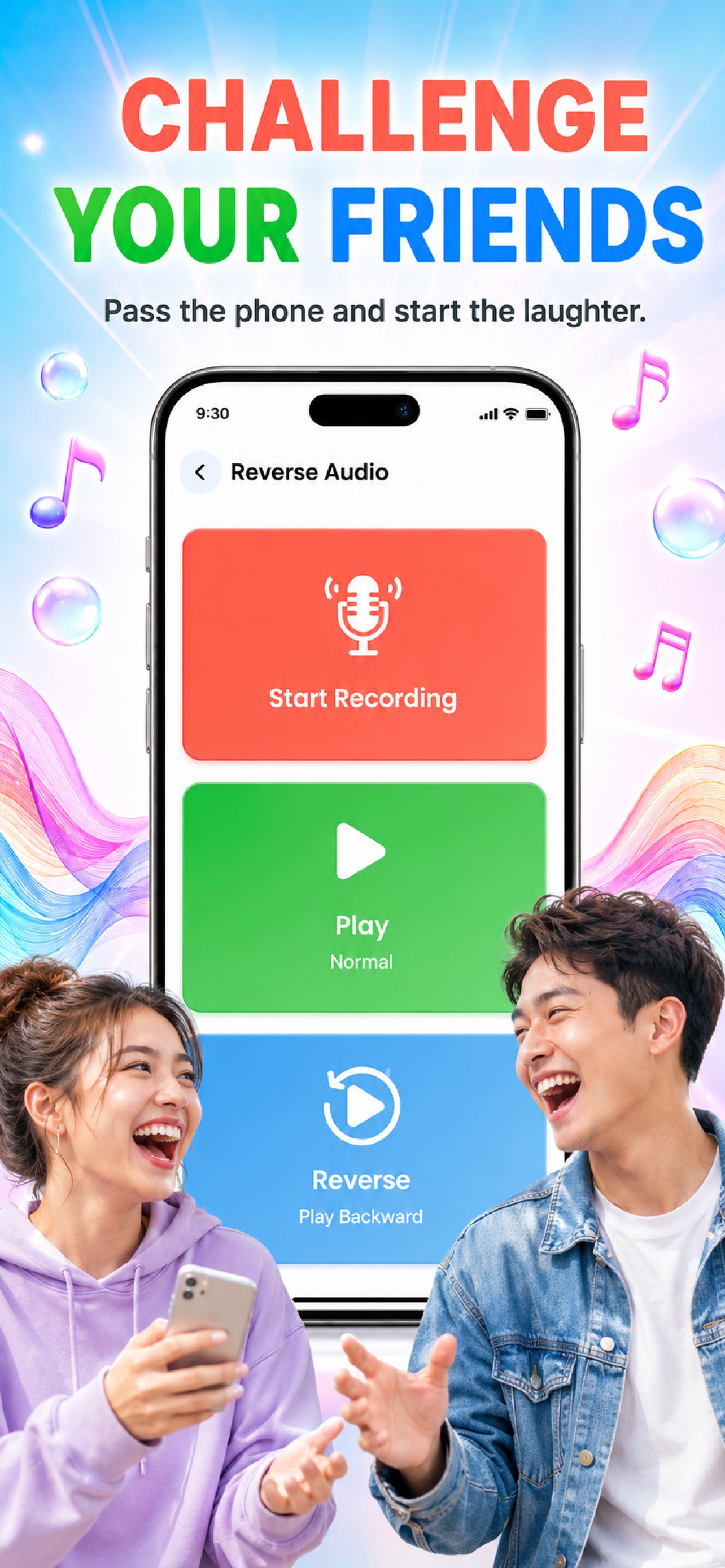 Screenshot 1 of Reverse Voice: AI Changer