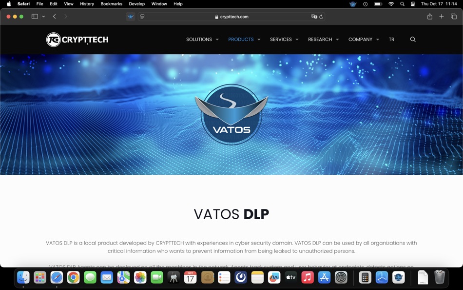 #3. Vatos DLP Web Extension (macOS) 由: CRYPTTECH (KRIPTEK KRIPTO VE BILISIM TEKNOLOJILERI SANAYI TICARET ANONIM SIRKETI)